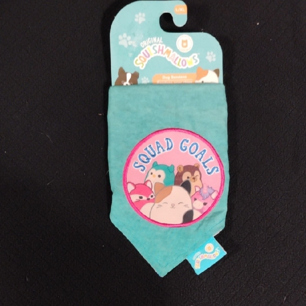 Squishmallows “Squad Goals” Dog Bandana  Cam Fifi Winston Lola Omar NWT